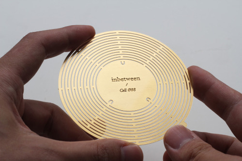 " Brass pop-up candle holder " by Studio Inbetween