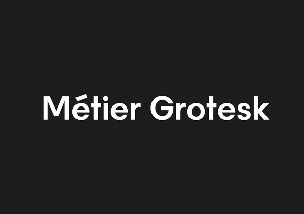 Metier A Bespoke Typeface for Intern Magazine. Designed by She Was Only #font #grotesk #typeface #custom