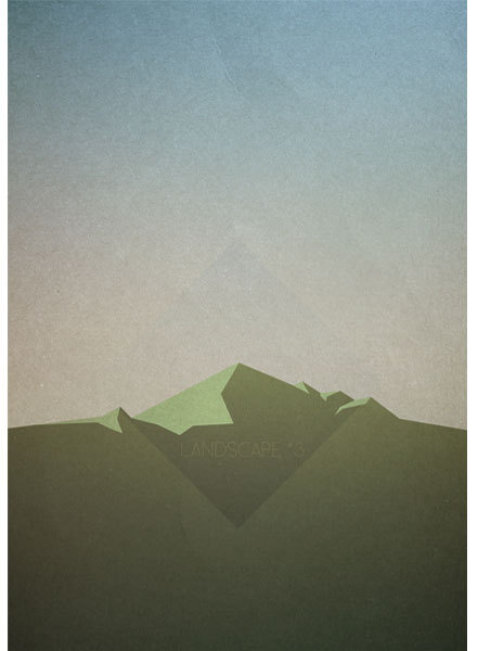 Landscape #vector #landscape #illustration #poster #paper
