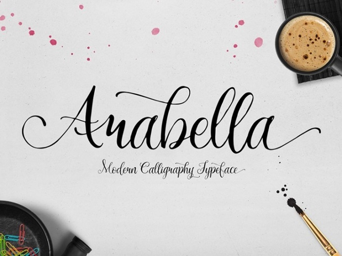 Arabella : Hand-made Script Font