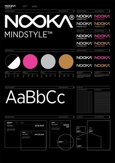 Google Image Result for http://www.underconsideration.com/brandnew/archives/nooka_02.jpg #guidelines #brand #identity #poster #standards #nooka