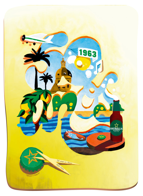 50 años Estrella Levante on Behance #digital #paint