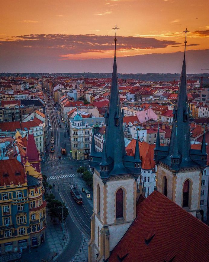 Prague From Above: Travel Drone Photography by Alan Brutenic