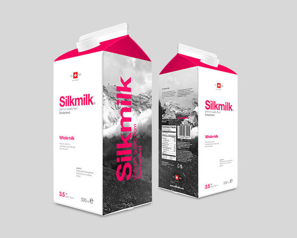 Silkmilk #packaging #milk #box