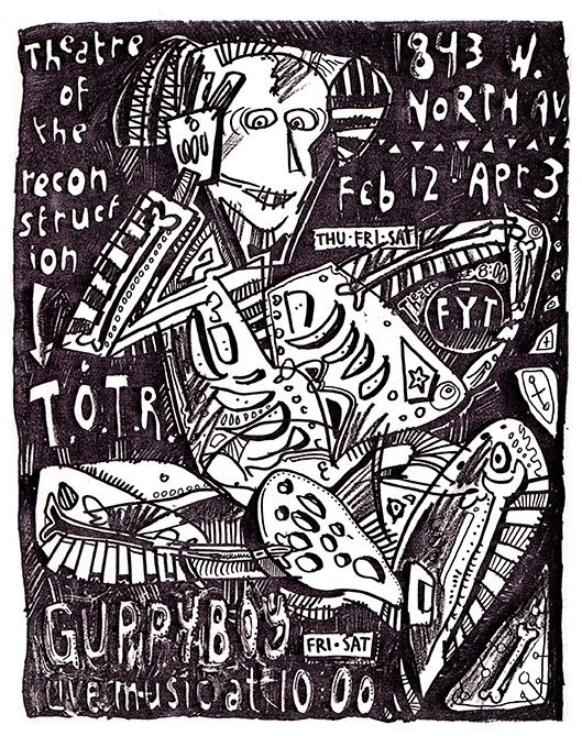 Thursday, April 17, 2014 #guppyboy #silkscreen #poster