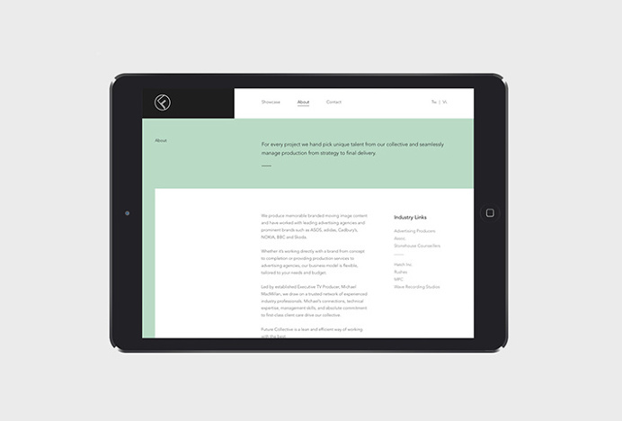 Future Collective by Hatch Inc. #website #web design