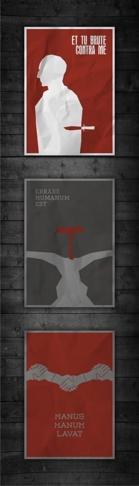 L-triptych on @hunieco #latin #poster #quotes
