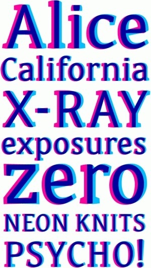 House Industries - Blog #overlap #chromatic #serif #sans #typography