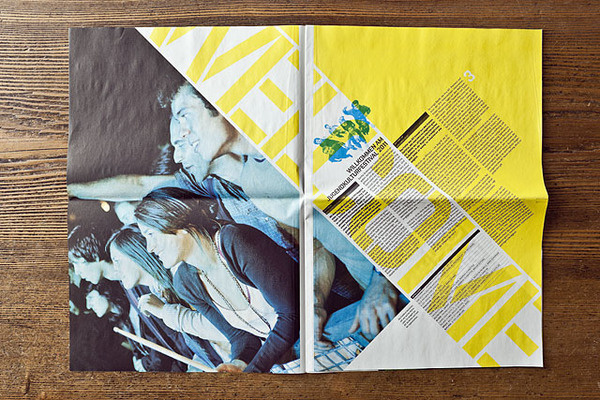 JKF Festival for youth culture – Newspaper on Editorial Design Served #type #layout #design #poster