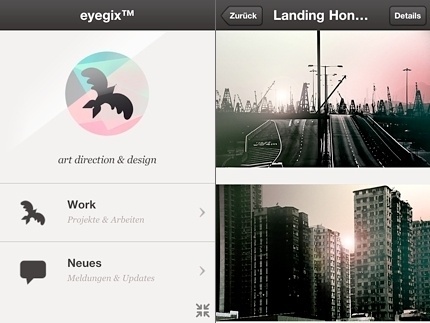 eyegix #mobile portfolio » Design, html5, jqtouch, mobile, Portfolio, smartphone, touch, webapp » qnt gallery