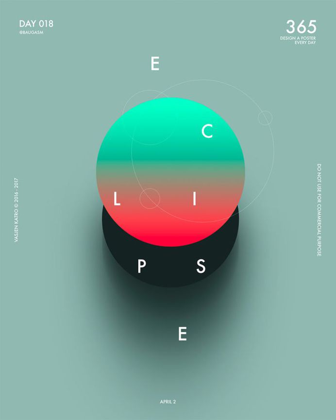 Baugasm by Vasjen Katro: One Poster a Day for 365 Days – Inspiration Grid | Design Inspiration