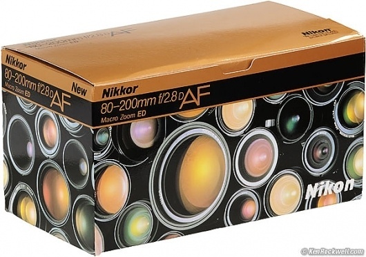 Nikon 80-200mm f/2.8 AF-D (new) #camera