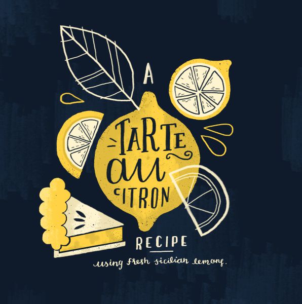 Steph Baxter - Freelance hand lettering and illustration - Recipe Illustration