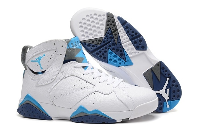 Nike Air Jordan White Mens Sky Blue Purple New