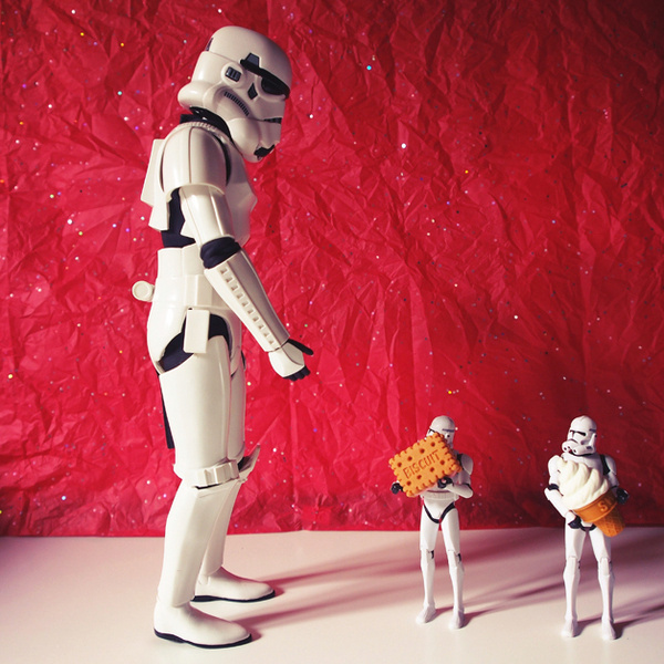 Give me your Biscuit #biscuit #paris #toys #tumblr #photographie #troopers #icecream #picture #color #ment #wars #re #audreyevrard #polacolor #star #fun #story