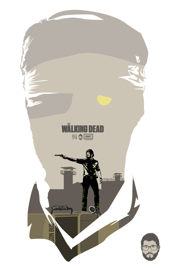 The Walking Dead poster #andrew #nick #lincoln #spanos #grimes #the #fan #dixon #greene #reedus #posters #art #maggie #walking #dead #rick #daryl #norman