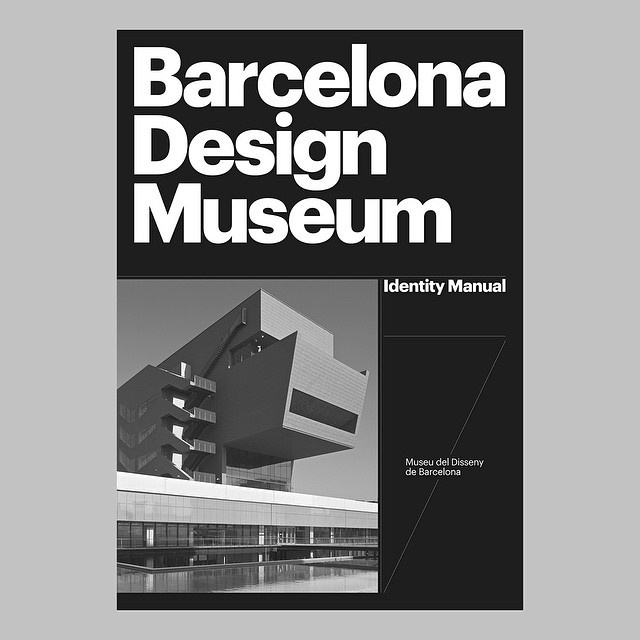 Barcelona Design Museum identity manual cover