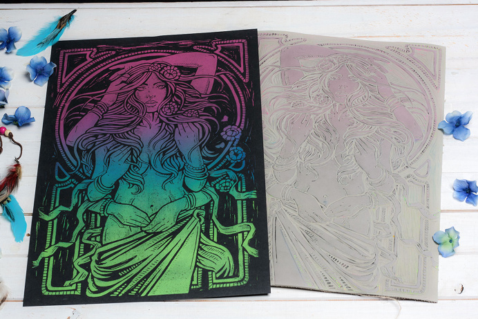 #psychedelic #woodcut