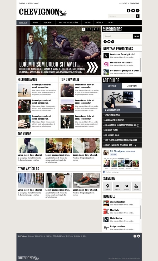 Club Chevignon #web #blog
