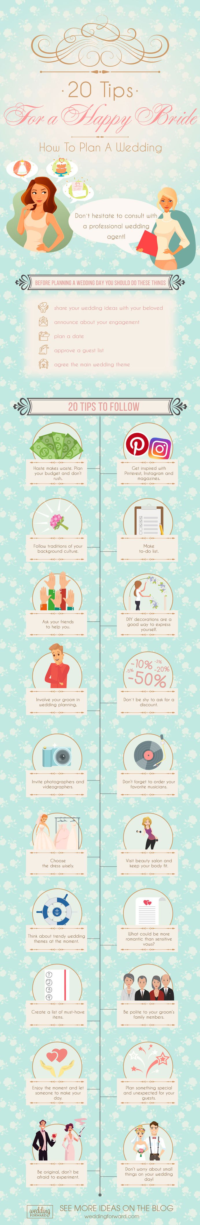 how to plan a wedding 20 tips for a happy bride