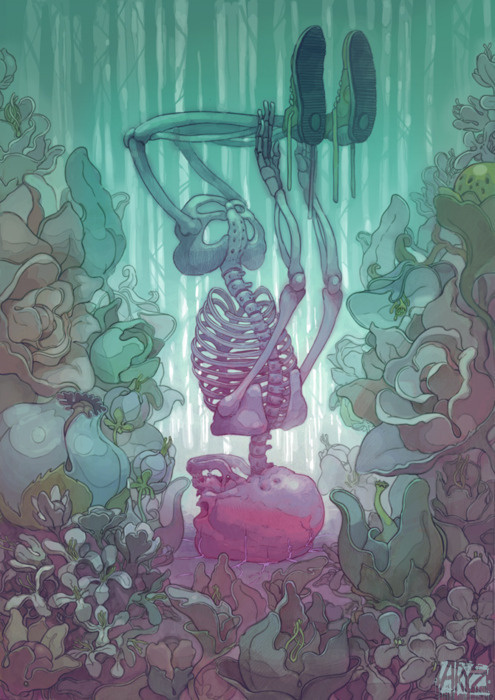 supersonic electronic / art - ARYZ. #skeleton