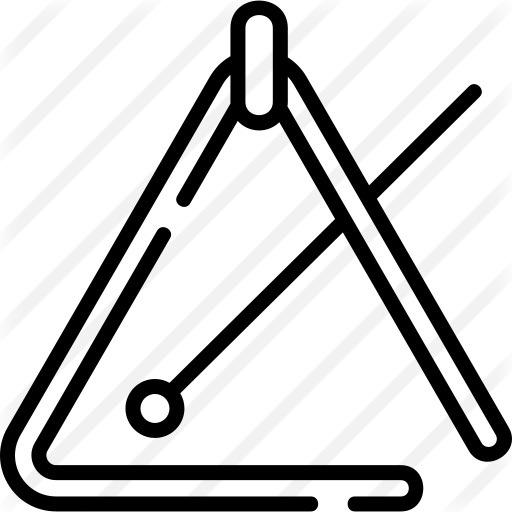 See more icon inspiration related to music and multimedia, orchestra, instrument, triangle and music on Flaticon.