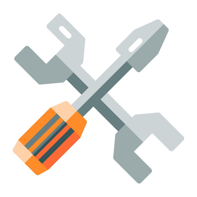 See more icon inspiration related to wrench, tools, settings, screwdriver, improvement, home repair and edit tools on Flaticon.