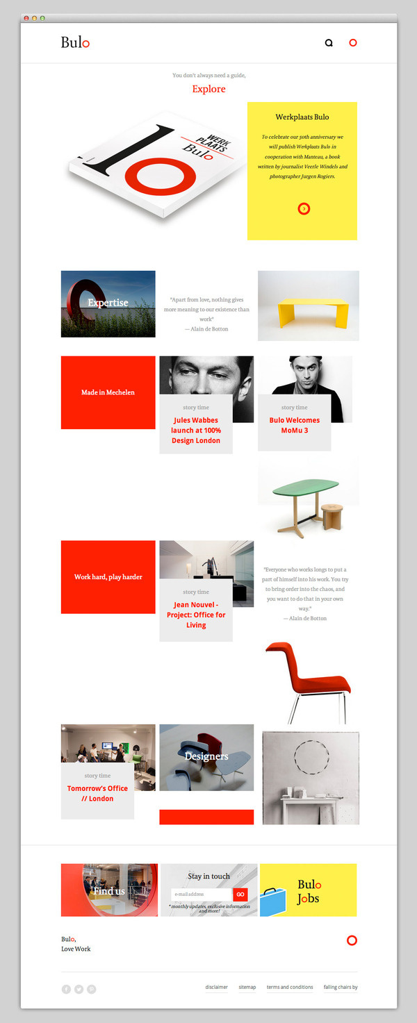 Bulo #website #layout #design #web