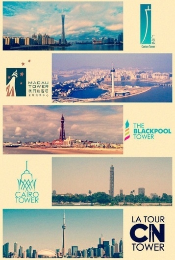 Landmark-logos-from-around-the-world4.jpg 600×890 pixels #logo #buildings