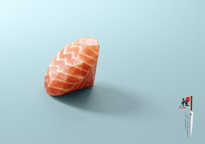 Miyabi Print Ad - The Beauty Of Sharpness 2018 - Salmon