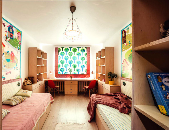 Apartment for Four by Rina Lovko - #decor, #interior, #homedecor, #kids, #kidsroom