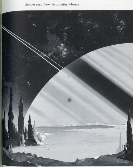Saturn #space #scifi #illustration #retrofuturism
