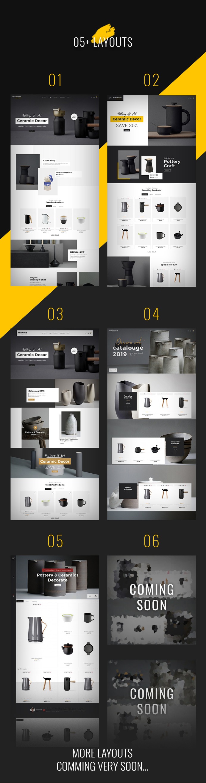 #Minimosa - #Art & #Furniture #Home #Design #Decoration #Studio - #Prestashop #Responsive #Theme | #TemplateTrip #eCommerce #Website #Design #Template