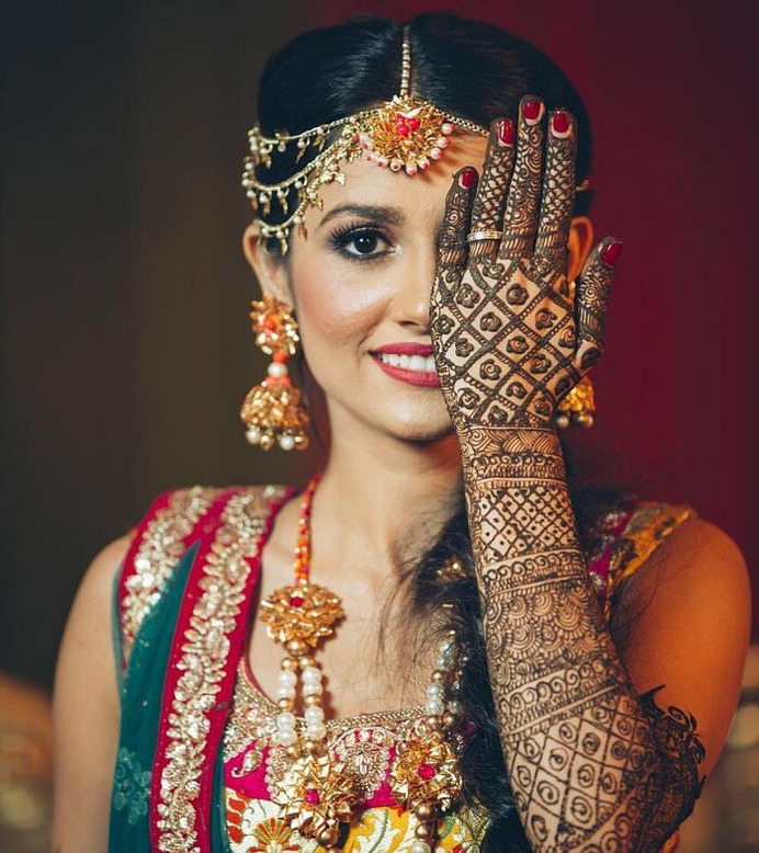 26 Handpicked Gota and Floral Maang Tikka Designs