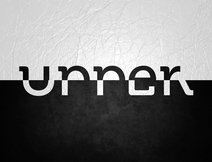 Uppercase & Lowercase #font #experimental #art #typo #typography