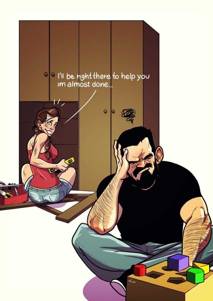 Yehuda Adi Devir Depicts His Life With Wife In These Hilarious and Romantic Comics
