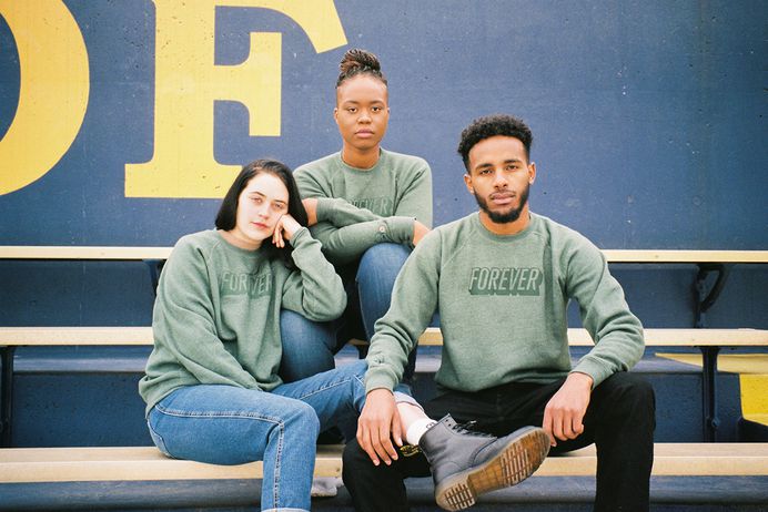 JOYCE Forever #sweatshirt #35MM #film #minneapolis #joyce #green #rose #model www.joyce.is/selling