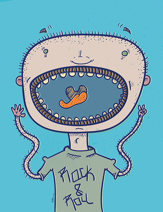 "Rock & Roll" by Molly Yllom #illustration #character #design