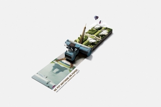 Rios Illustration Studio: Eiffel Tower | Ads of the World™ #amazing #illustration #design