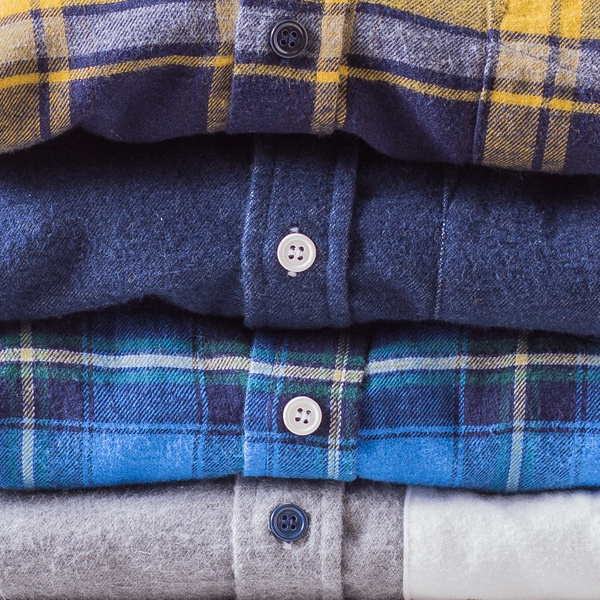 apartment number 9 #woods #yellow #color #plaid #shirt #layering #contrast #blue #flannel #awesome #shirts
