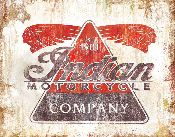 pulp flesh — Vintage Motorcycle Posters #design #indian #vintage #company #logo #motorcycle