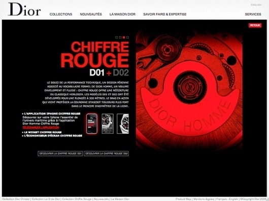 Dior Horlogerie - 13decembre - Séverin Boonne #webdesign