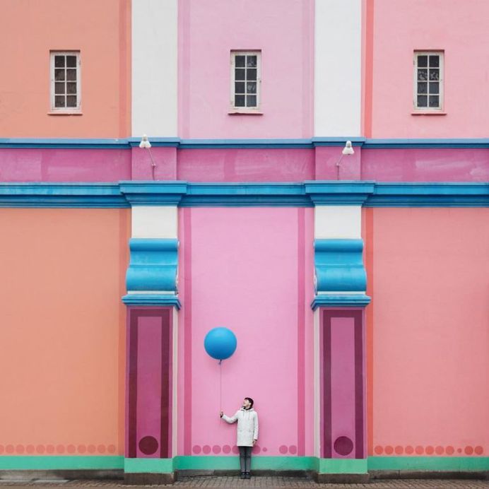 Architectural Self-Portraits by Photography Duo Daniel Rueda and Anna Devís