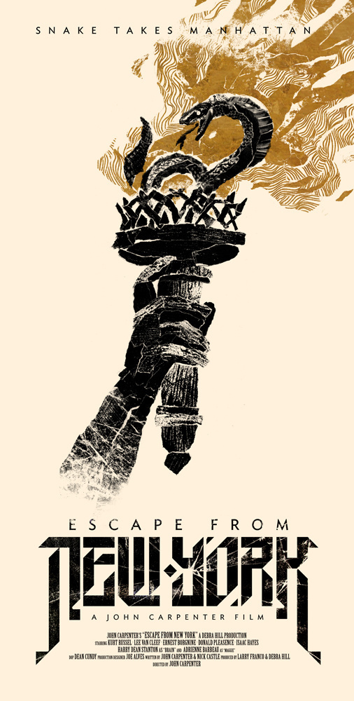 Escape from New York Benny #movie #benny #hennessy #illustration #poster #york #collage #new