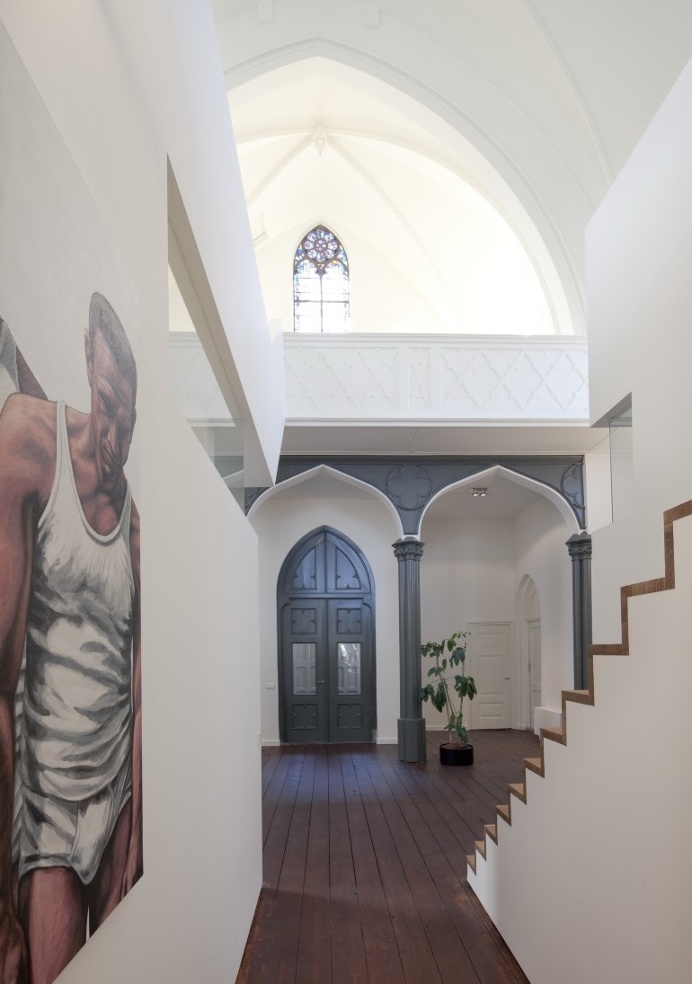 Old Catholic Church Converted into a Spacious House