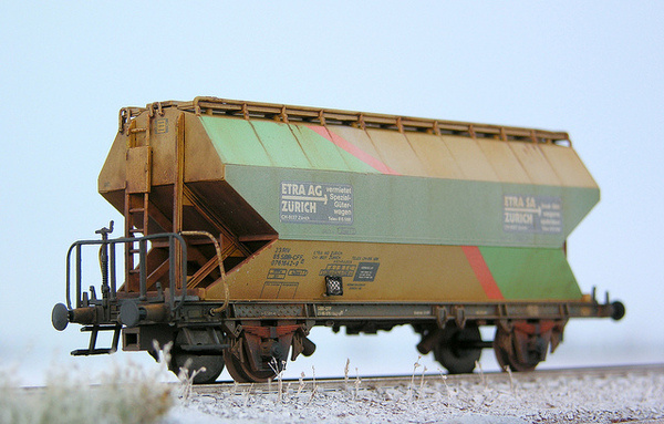 1:87 H0 Roco Silowagen SBB Etra (2) #train #model #diorama #photography #railway #miniature