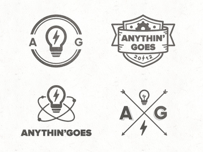 Anythin' Goes Concepts #badges #logo #branding #concepts