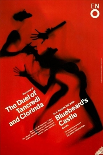 The story behind the English National Opera logo | Logo Design Love #music #print #opera #poster