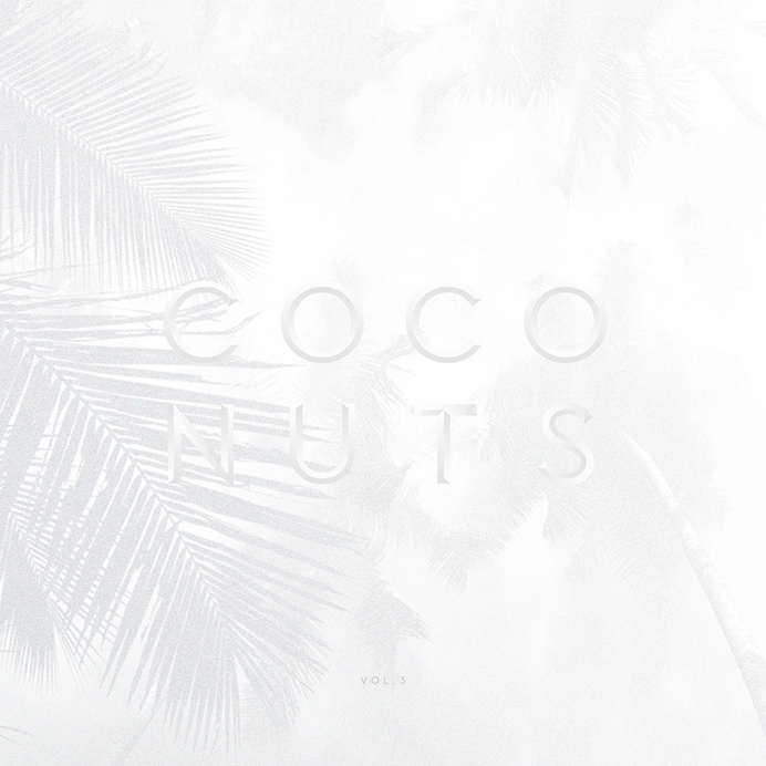 #vinyl #texture #coconuts #typography