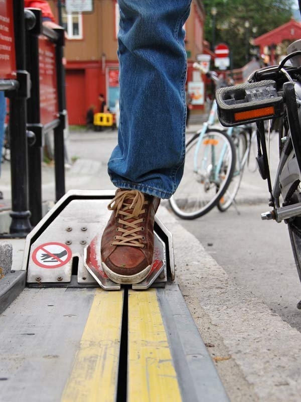 How can you travel up a steep and long hill, on your bike, without wasting any of your energy? By taking a ride on CycloCable - a ski lift f #lifestyle #design #travel #product #industrial #outdoor